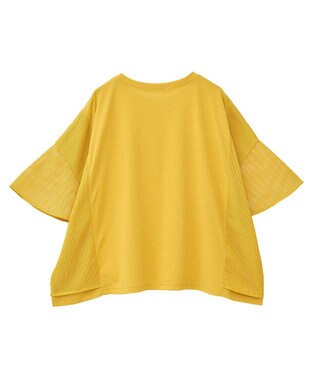 Green Parks 袖メッシュドッキングロゴプルオーバー Charcoal Gray