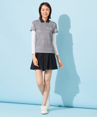 23区GOLF 【WOMEN】【接触冷感/UVケア/ストレッチ】キュロット ブラック系