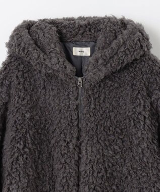 NAVE 【ReNAVE／UNISEX】プードルボア ジャケット チャコール系