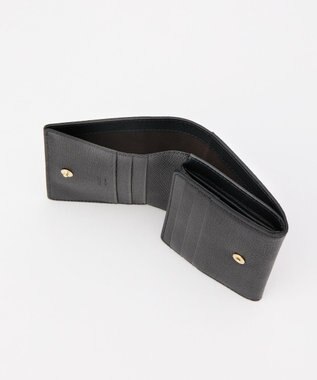 russet 【2025AW新作】プレートレザーギャルソンウォレット(SO-429) Black