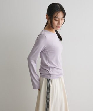 CRAFT STANDARD BOUTIQUE クルーネックバックメローカットソー Light Purple