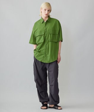 UNFILO MENS Light Move ポケットシャツ [24年春夏商品] ライトグリーン