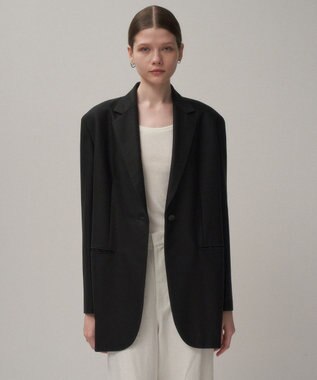 ATON WOOL CUPRA | テーラードジャケット BLACK