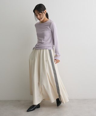 CRAFT STANDARD BOUTIQUE クルーネックバックメローカットソー Light Purple