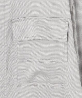 JOSEPH HOMME ストレッチマイヤー　フードブルゾン ライトグレー系