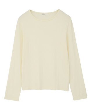 CRAFT STANDARD BOUTIQUE クルーネックバックメローカットソー Ivory