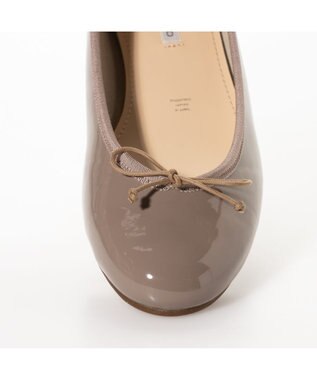 MODE ET JACOMO <MODE ET JACOMO>【レイン対応】ラウンドトゥバレエシューズ オークエナメル