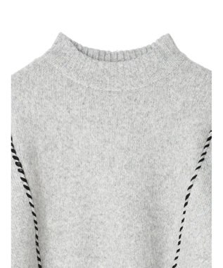 CRAFT STANDARD BOUTIQUE ハンドステッチニットプルオーバー Gray Mixture