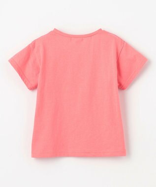 ANY KIDS ミラクルスパンコールTシャツ ピンク（くま×ロールケーキ）
