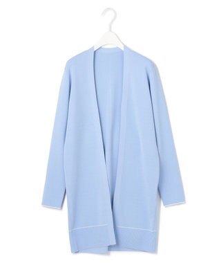 ICB 【洗える】 シンセティックフルニードル カーディガン サックスブルー系