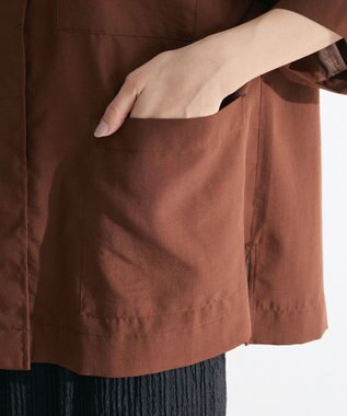 Green Parks ミリタリーシャツジャケット Brown