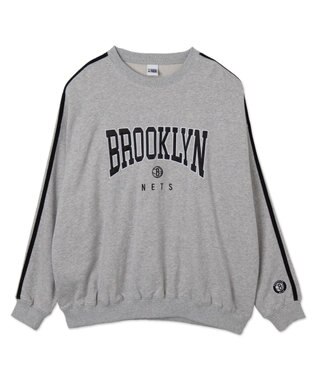 WEGO 別注NBA2ラインBIGPO 杢グレー