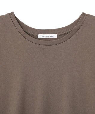 AMERICAN HOLIC レースドッキングＴシャツ Charcoal Gray