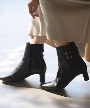 【23.0～24.0cm】ベルト付き ブーツ