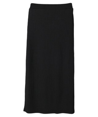 Green Parks ふくれＪＱ　Ｉラインスカート Black