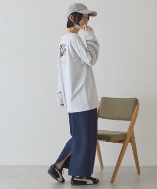 AMERICAN HOLIC フクレジャガードタイトスカート Dark Navy