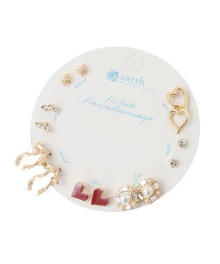 earth music&ecology １ＷＥＥＫピアスセット Gold
