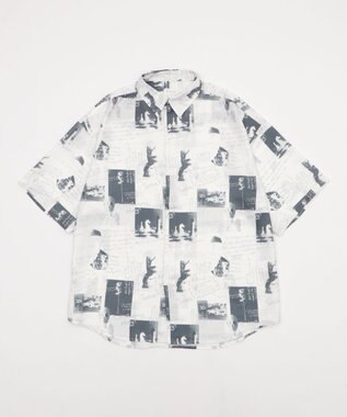 WEGO アムンゼンパターンBIGシャツ（SS） 柄1