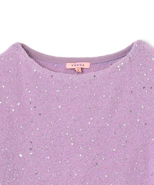 TOCCA 【洗える！】SNOW SRORM KNIT ニットプルオーバー ラベンダー系