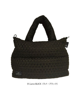 ROOTOTE 1472【温活＆軽量】LT.フェザールー.デリ.マテリアル-A 01：ラメブラック