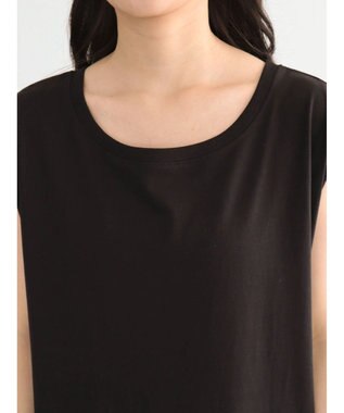 Green Parks ・ＳＵＧＡＲ　ＳＰＯＯＮ【ＣＯＯＬ】タックノースリワンピ Black