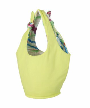 tsumori chisato CARRY Yama Kumo ハンドバッグ トートバッグ リバーシブル Sサイズ イエロー