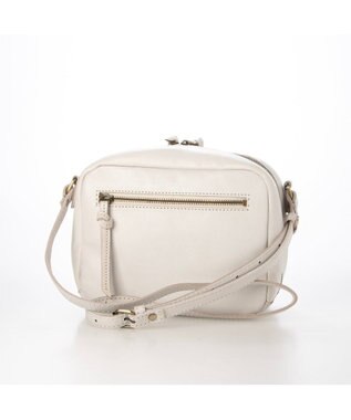 UNBILLION ピークスピーク PEAKSPEAK / 牛革パッチワークスクエアショルダー アイボリー