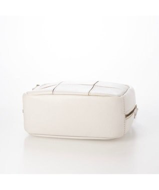 UNBILLION ピークスピーク PEAKSPEAK / 牛革パッチワークスクエアショルダー アイボリー