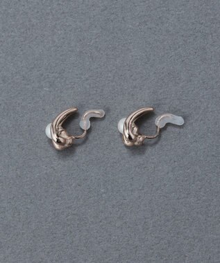 Phoebe 〈痛くないシリーズ/金属アレルギー対応〉ドロップパールライトフィットイヤリング シャンパンゴールド