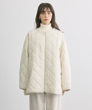 AMERICAN HOLIC 軽ポカリバーシブルキルティングコート Ivory