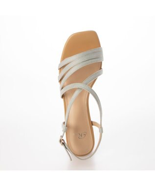 Riz raffinee <Riz raffinee>アンクルストラップサンダル ライトグリーンスエード