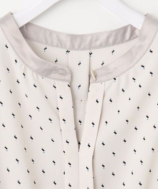 ANY SIS 【洗える】2WAYネック ワンピース アイボリーベース