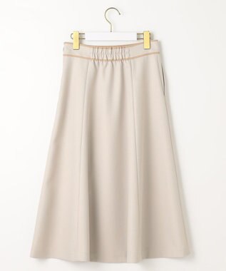 ANY SIS 【洗える】ビットポイントフレア スカート アイボリーベージュ