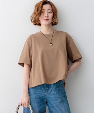 23区 【先行予約】スビンギザコットン フレア Tシャツ