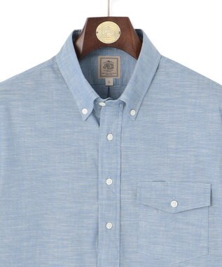 J.PRESS MEN アメリカンコットン ダンガリーシャツ サックスブルー系