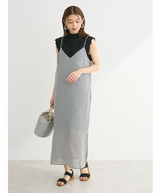 Green Parks ・ＳＵＧＡＲ　ＳＰＯＯＮ　サッカーギンガムキャミワンピ Off White