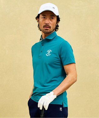  【MEN】エイトムーブカノコ ストレッチポロシャツ