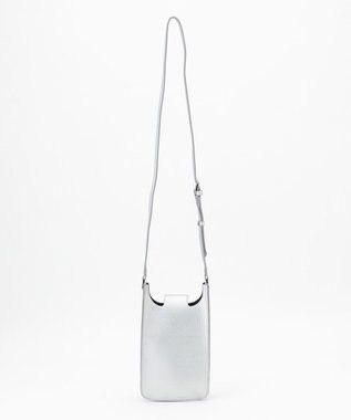 23区 シュリンクフェイクレザーミニショルダー シルバー系