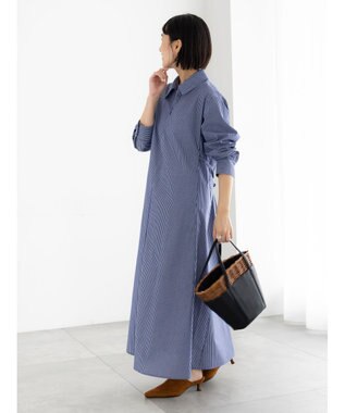 Te chichi サイドホックフロントジップワンピース