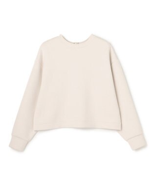 UNFILO L 【2WAY】BEAUTY FORM JERSEY ハーフZIP プルオーバー グレージュ