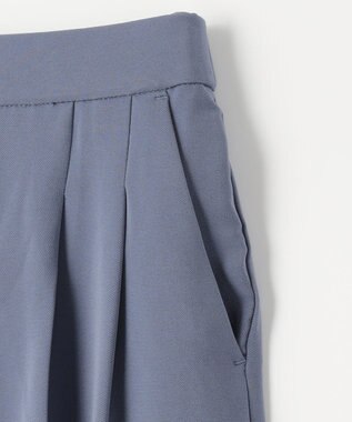 ANY 【ウエストゴム】コンフォート美脚パンツ ブルー