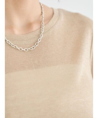 earth music&ecology ラメシアープルオーバー Gold