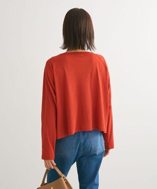 Green Parks シアークロップドプルオーバー Orange