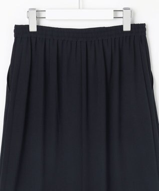 J.PRESS LADIES L 【セットアップ対応】Light ジョーゼット ナロー スカート ネイビー系