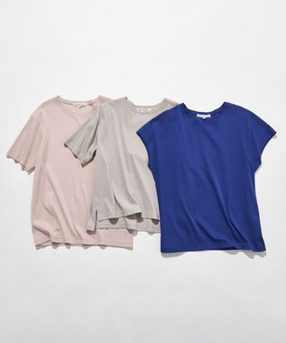 23区 S 【GLOW8月号掲載/接触冷感】半袖 クロップド IT TEE グレージュ系