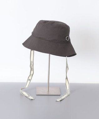 AURORA 【 CLATHAS.（クレイサス）】ロゴドローコード付きバケットハット ブラック
