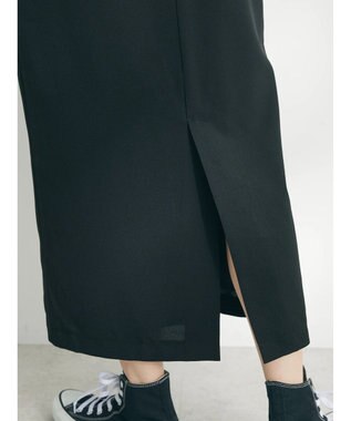 CRAFT STANDARD BOUTIQUE ジョーゼットタイトスカート Black