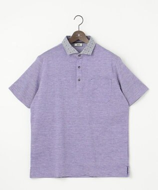 JOSEPH ABBOUD 【キングサイズ・吸水速乾】リネンハニカム ポロシャツ