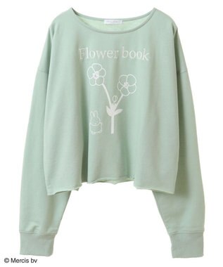 Green Parks Ｍｉｆｆｙ／フラワープリントミニ裏毛プルオーバー Green
