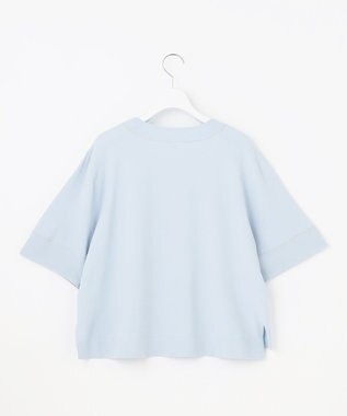 J.PRESS LADIES S 【洗える】RAYON ELITE STRETCH ニットT サックス系